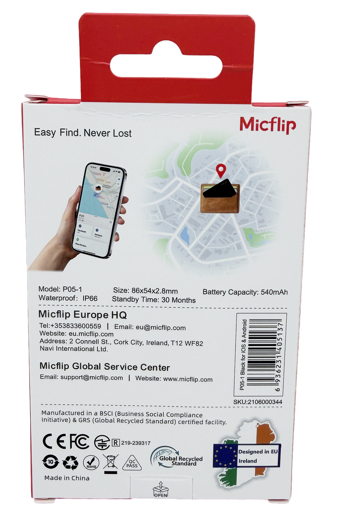 Google Apple Find Gps tracker android Thin Wireless Card Tracker for Bags & Luggage –  Apple Find My & Android Find Hub