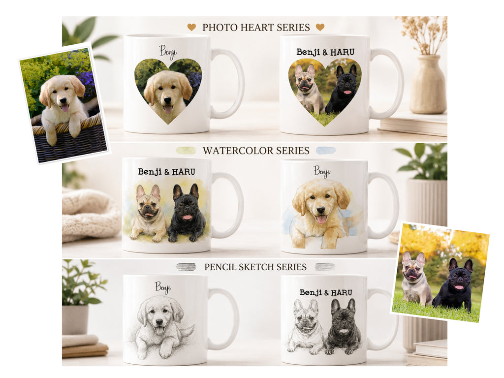 Custom Photo Mug 11oz | Personalized Coffee Mug with Your Photo & Name